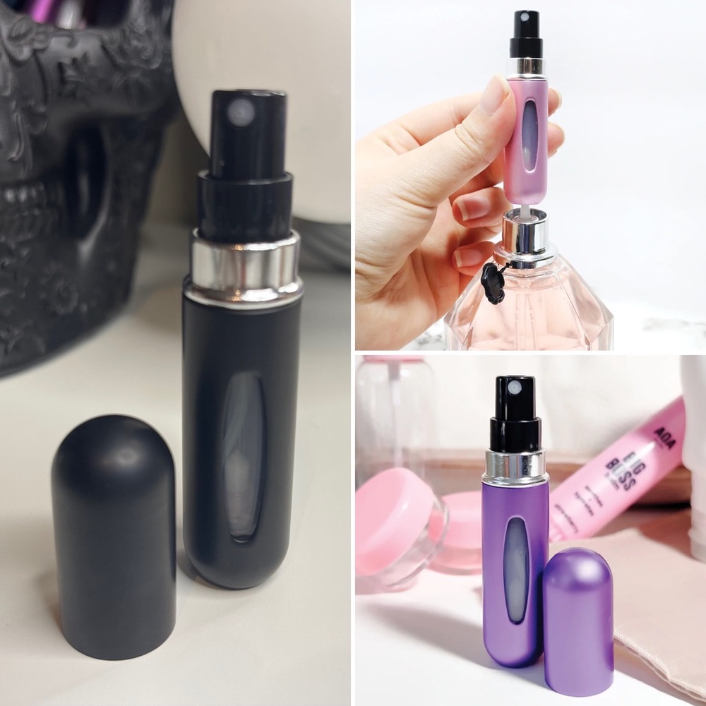 3/$15 Refillable Travel Scent Atomizer Travel Bottle Black